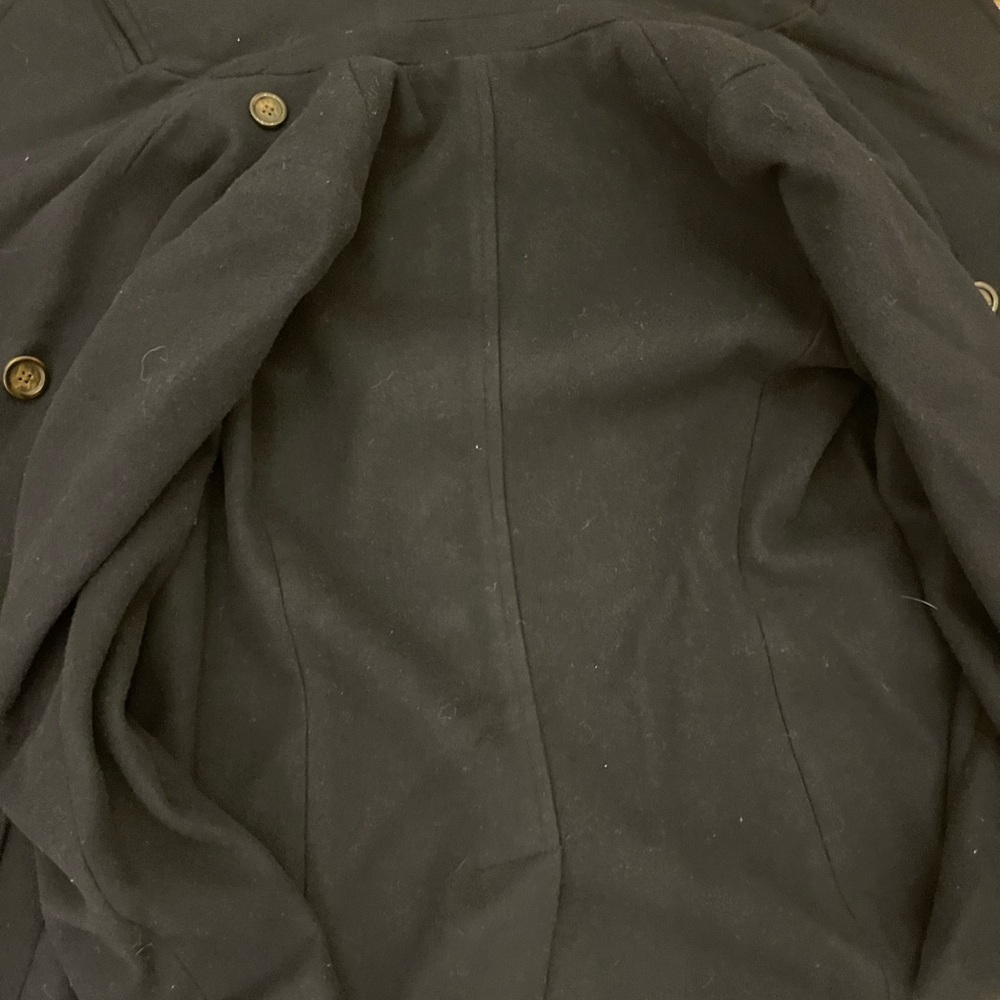 Old Navy Women's Navy Blue Pea Coat - Picture 11 of 11